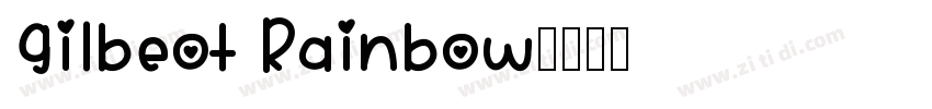 Gilbeot Rainbow字体转换